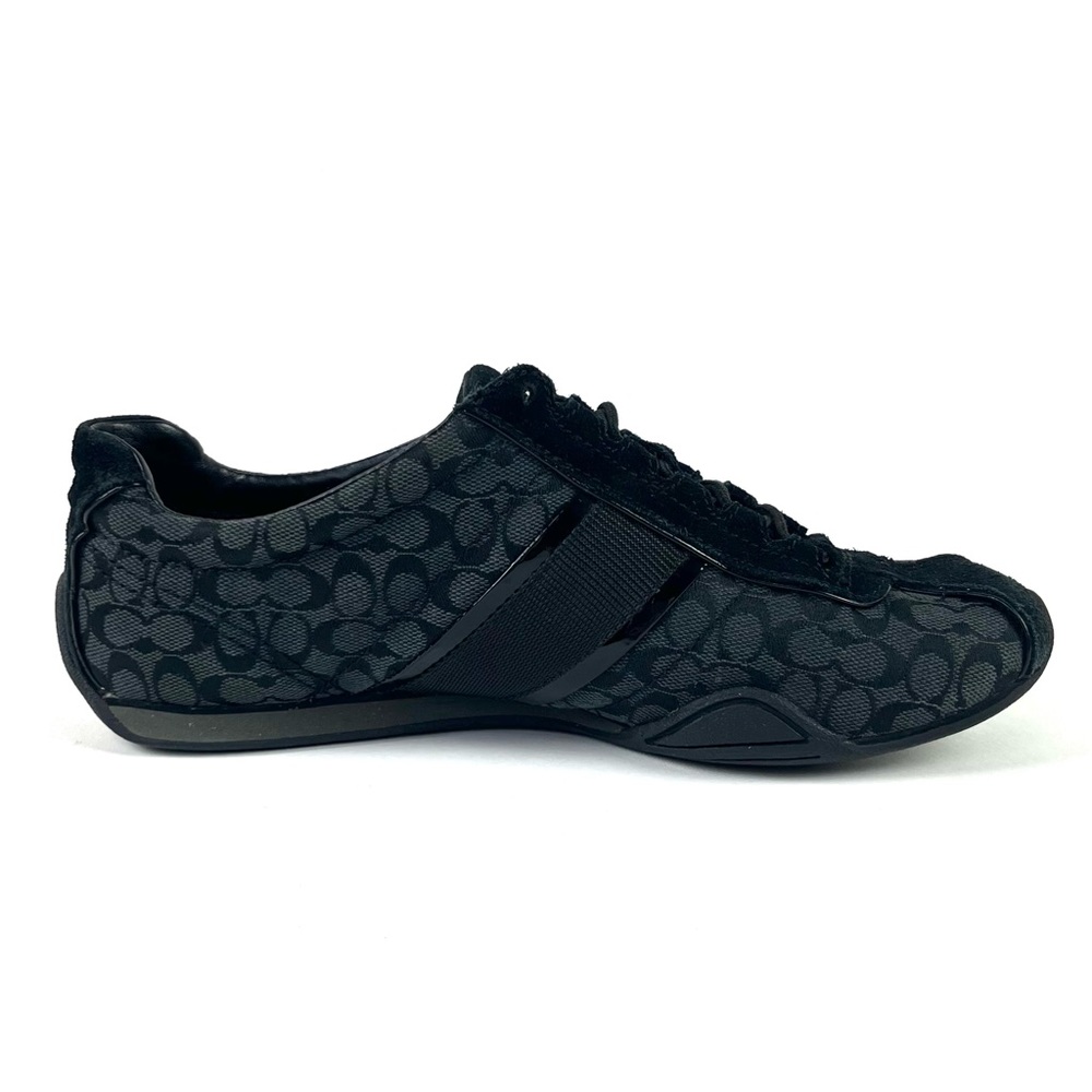 Coach Rosalita Black Signature Mini Monogram Sneakers - Picture 3 of 7